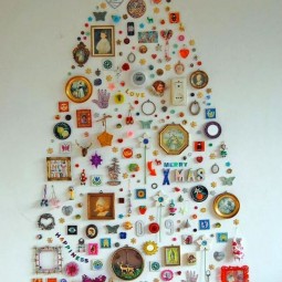 30 awesome christmas wall decor ideas 18.jpg