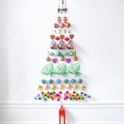 30 awesome christmas wall decor ideas 2.jpg