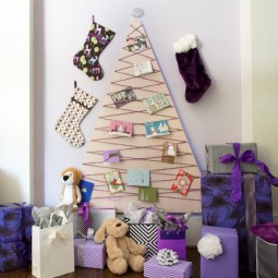 30 awesome christmas wall decor ideas 23.jpg