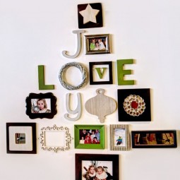 30 awesome christmas wall decor ideas 9.jpg