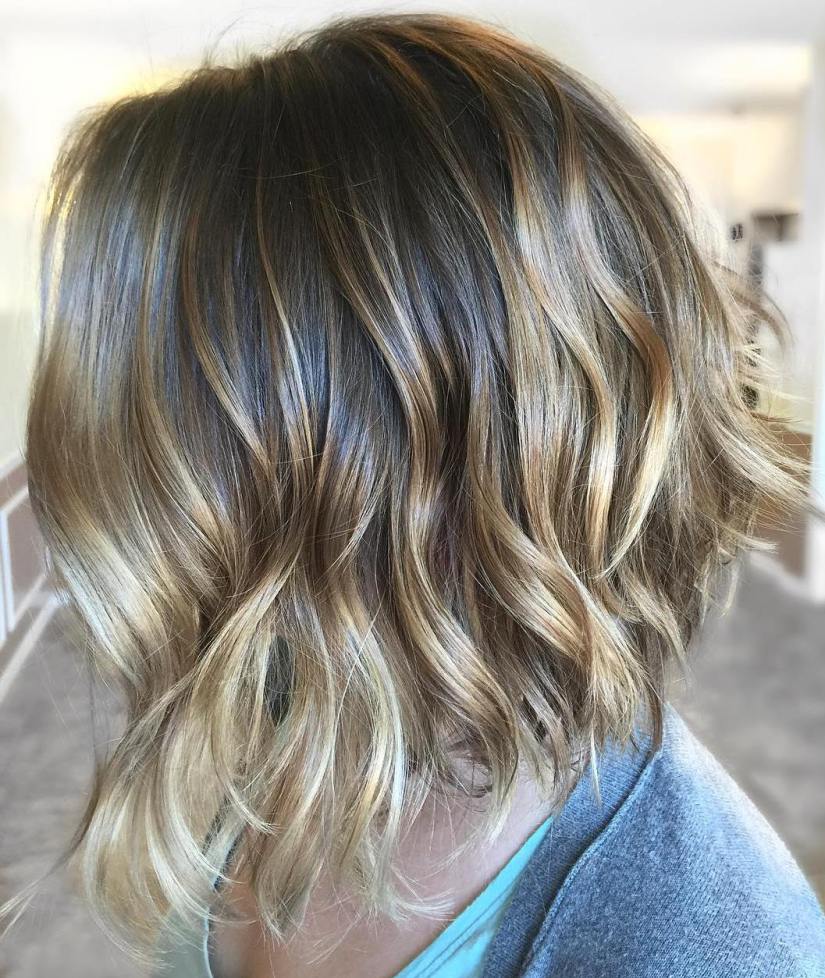 19 brown bob with golden blonde highlights.jpg