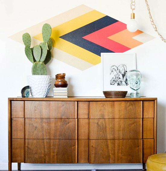 Diy retro diamond focal wall.jpg