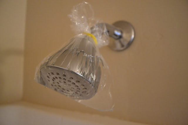 Clean a shower head wwith vinegar and a plastic bag.jpg