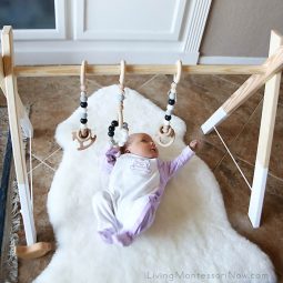 Enjoying her baby gym 1 month old.jpg