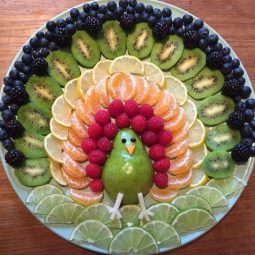 Getting creative with fruits and vegetables fruit peacock momooze.com picturesque playground for moms.jpg