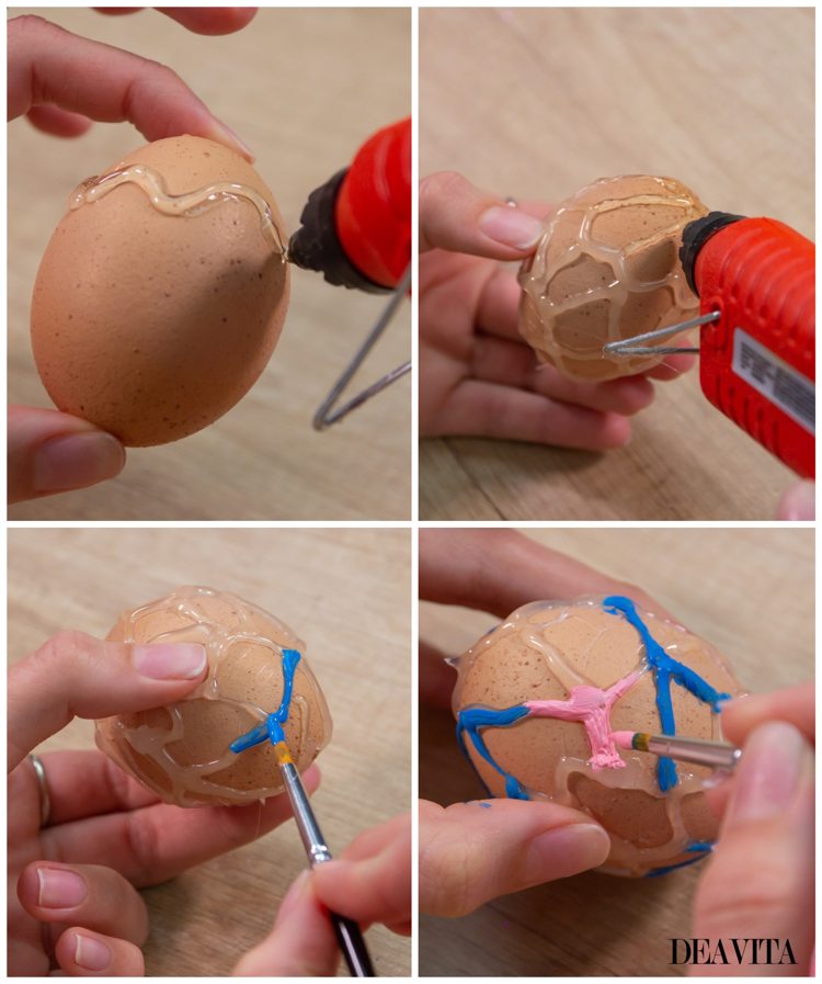 How to decorate easter eggs with hot glue and acrylic paint.jpg